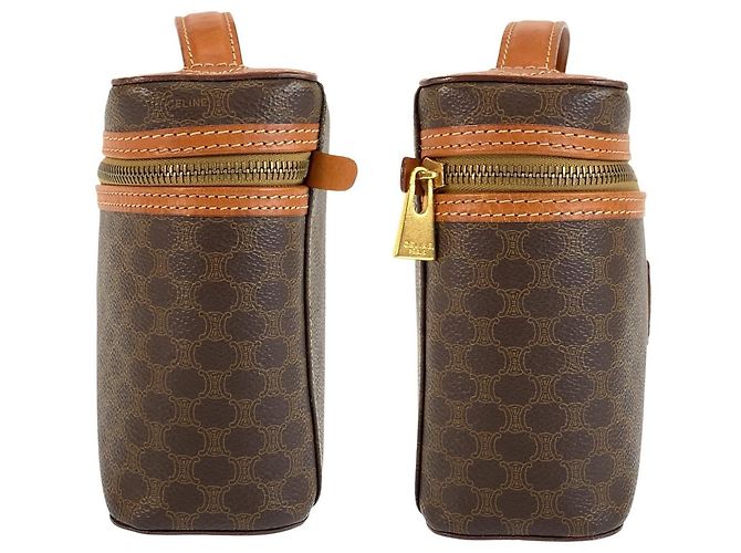 Céline Celine Vintage Macadam Handtasche Braun - Ansicht 7