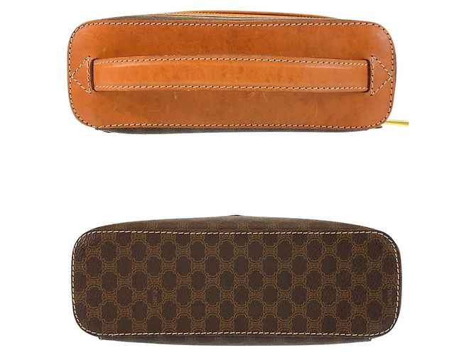 Céline Celine Vintage Macadam Handtasche Braun - Ansicht 9