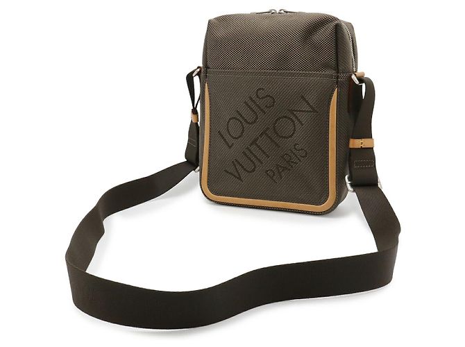 Borsa a tracolla Citadin in tela Damier Geant Louis Vuitton Verde - vista 2