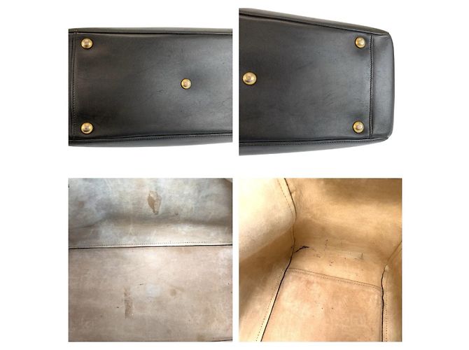 Borsa Boston in pelle Gucci Nera Nero - vista 7