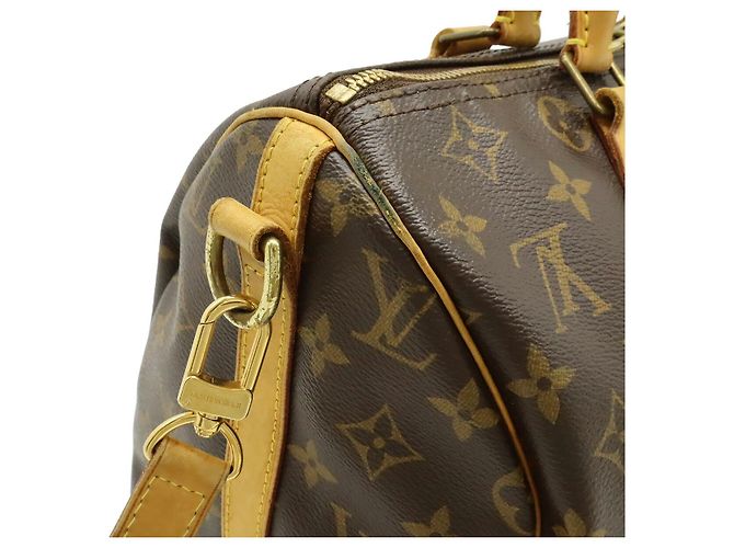 Borsa Louis Vuitton Monogram Speedy Bandouliere 30 Marrone - vista 5