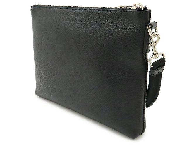 Clutch Cosmopolis in pelle Gucci Nero - vista 2