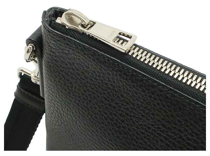 Clutch Cosmopolis in pelle Gucci Nero - vista 5