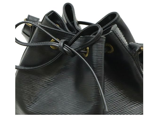 Borsa a Spalla Louis Vuitton Epi Petit Noe Nera Nero - vista 4