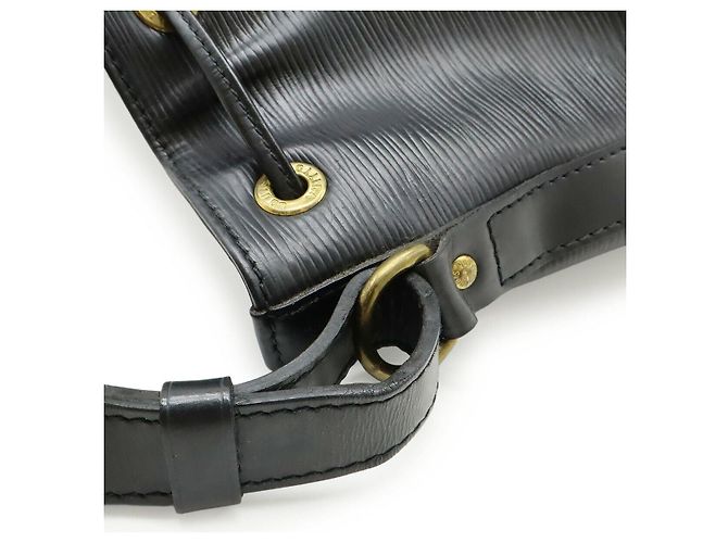 Borsa a Spalla Louis Vuitton Epi Petit Noe Nera Nero - vista 6