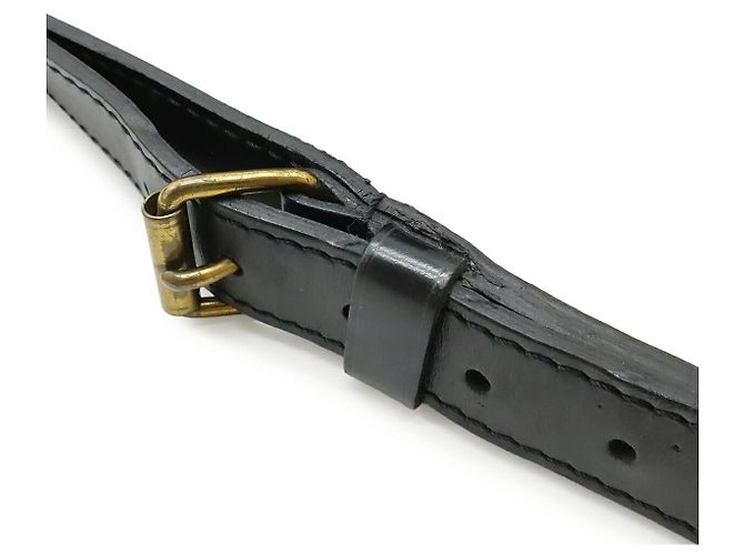 Borsa a Spalla Louis Vuitton Epi Petit Noe Nera Nero - vista 8