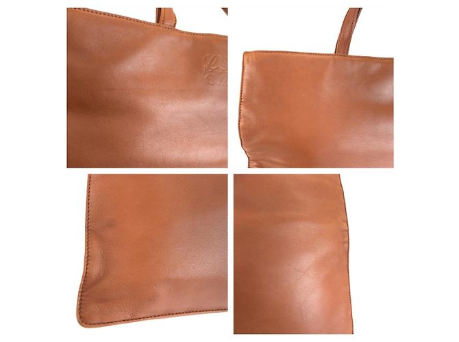Loewe Anagram Leder Tote Bag Braun - Ansicht 5