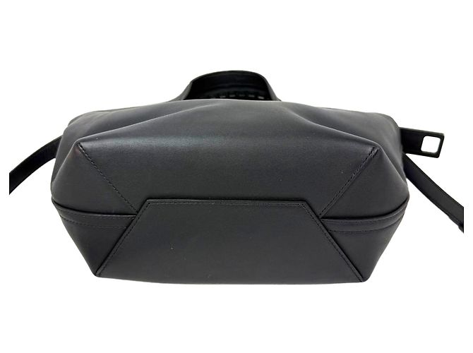 Day Borsa a tracolla Balenciaga Megazip in pelle di vitello nera Nero - vista 9