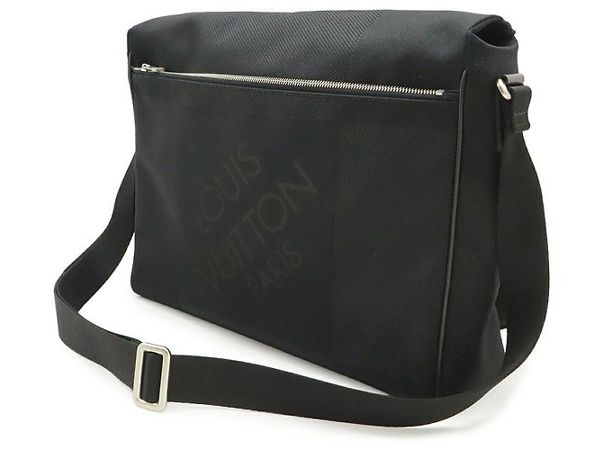 Borsa Messenger Louis Vuitton Damier Geant Nera Nero - vista 2