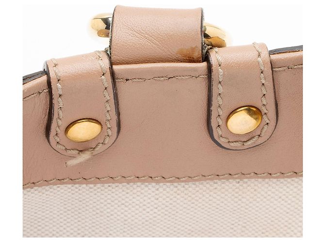 Tote Gucci Guccissima Studded Scarlett Medium Marrone Beige - vista 10