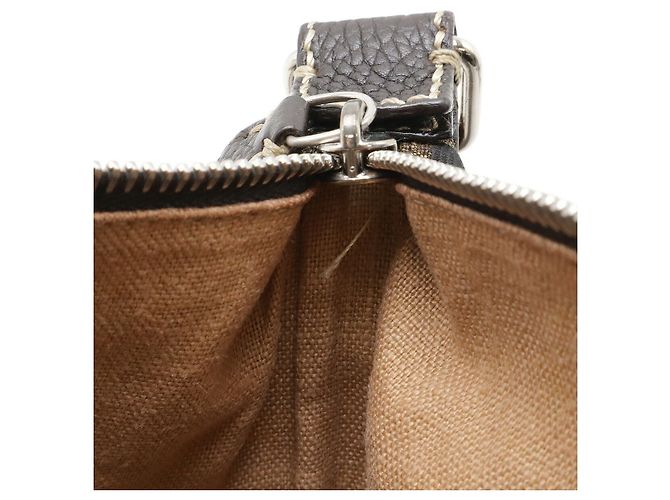 Fendi Selleria Zucca Logo Canvas Leather Schultertasche - Ansicht 7