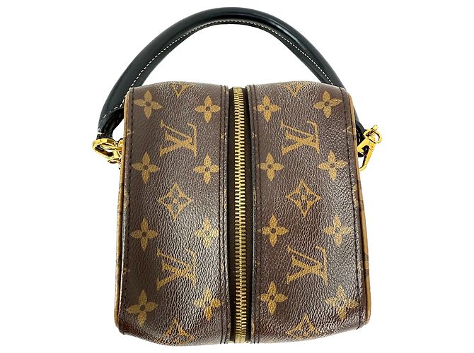 Borsa a Spalla Quadrata Louis Vuitton Reverse Monogram Marrone - vista 3