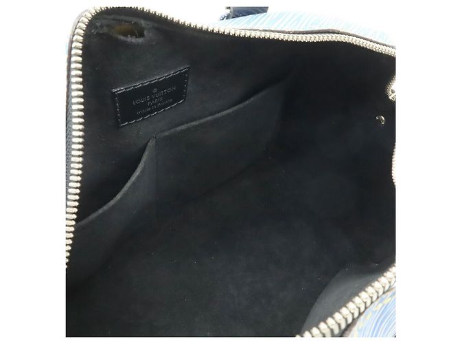 Borsa Louis Vuitton Epi Denim Speedy Bandouliere 25 Blu - vista 6
