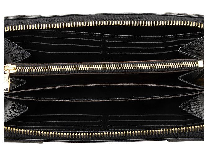 Louis Vuitton Monogram Canvas Retiro Zippy Wallet Schwarz - Ansicht 5