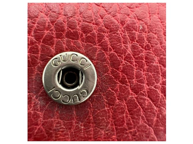 Mini borsa Dionysus Gucci con catena, portafoglio Hibiscus Red, borsa a tracolla e clutch Rosso - vista 10