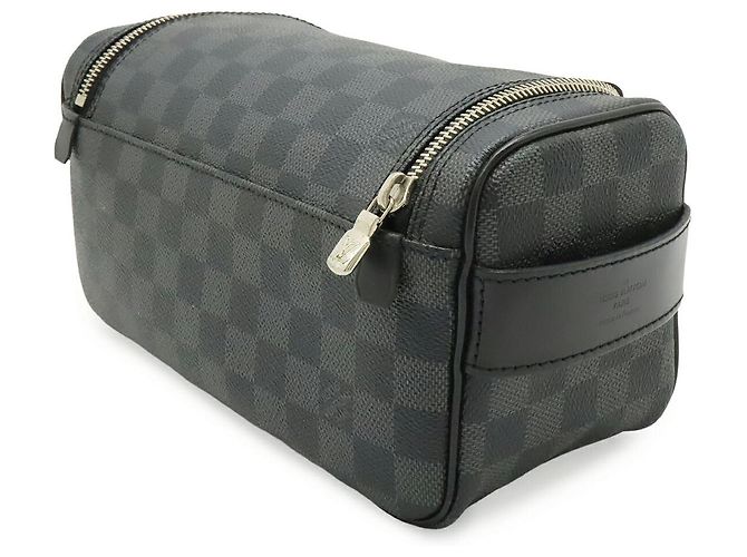 Beauty case Louis Vuitton Damier Graphite Nero - vista 2