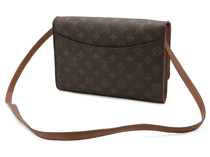 Borsa a tracolla Louis Vuitton Monogram Bordeaux Marrone - vista 2