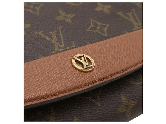 Borsa a tracolla Louis Vuitton Monogram Bordeaux Marrone - vista 4