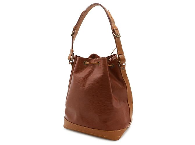 Borsa a Spalla Louis Vuitton Epi Noe in Pelle Marrone - vista 2