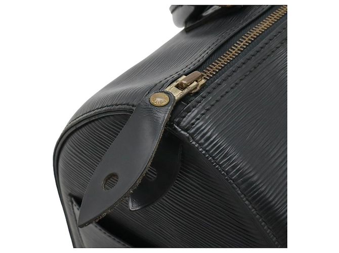 Borsa Louis Vuitton Epi Speedy 30 Nero - vista 5