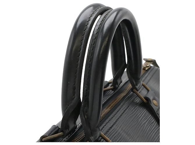 Borsa Louis Vuitton Epi Speedy 30 Nero - vista 6