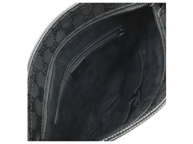 Borsa a tracolla Gucci GG Imprime PVC/Pelle Nero - vista 7