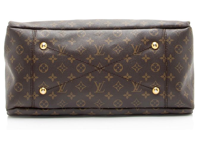 Borsa a Spalla Louis Vuitton Monogram Canvas Artsy MM Marrone - vista 4