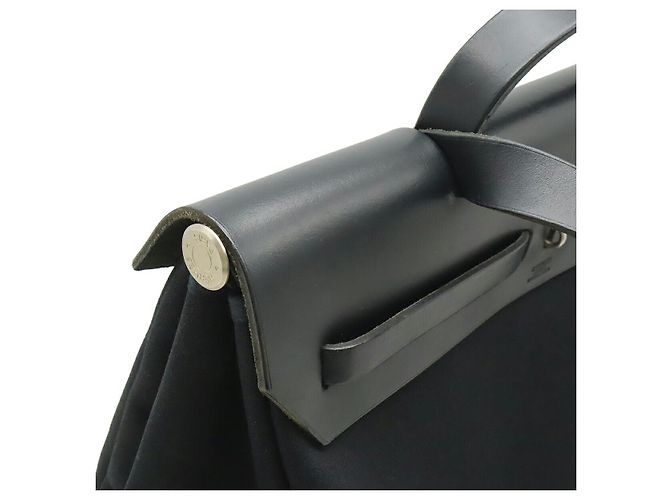 Hermès Borsa a mano Hermes Aile Bag MM in pelle Nero - vista 4