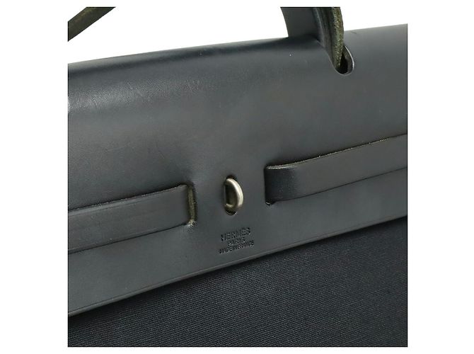 Hermès Borsa a mano Hermes Aile Bag MM in pelle Nero - vista 6