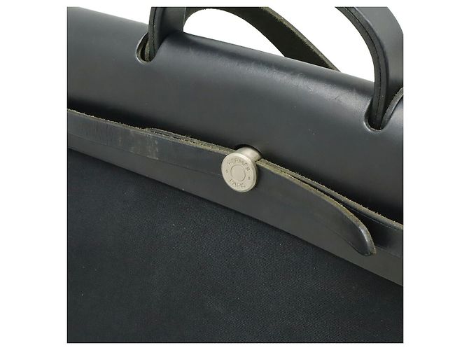 Hermès Borsa a mano Hermes Aile Bag MM in pelle Nero - vista 7