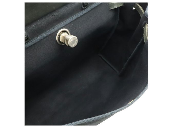 Hermès Borsa a mano Hermes Aile Bag MM in pelle Nero - vista 8
