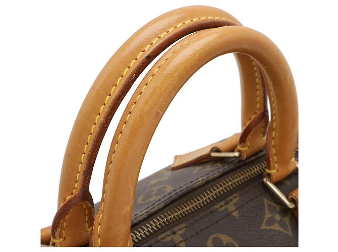 Borsa Louis Vuitton Monogram Speedy 30 Marrone - vista 5