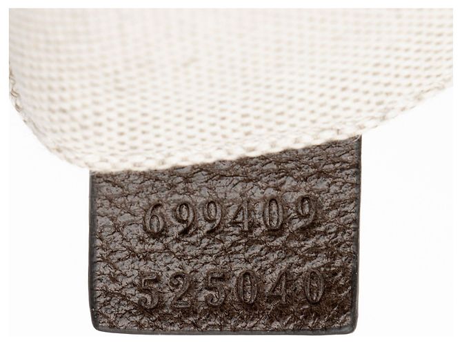 Bolso de hombro pequeño Gucci GG Supreme Web Castaño Beige - vista 6