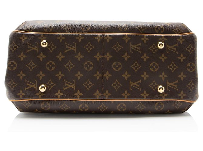 Borsa a Spalla Louis Vuitton Monogram Canvas Griet Marrone - vista 4