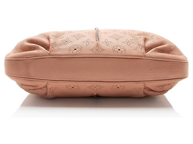Borsa a tracolla Louis Vuitton Mahina Leather Selene PM Marrone - vista 4