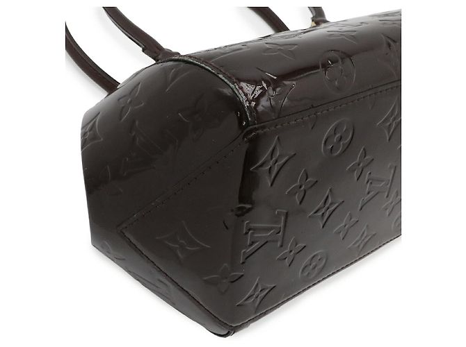 Borsa a tracolla Louis Vuitton Vernis Sherwood PM Porpora - vista 3