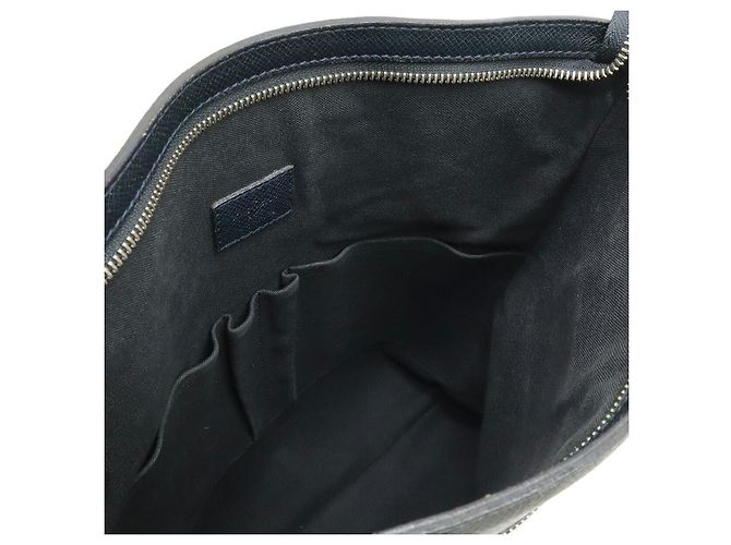 Borsa a Spalla Louis Vuitton Taiga Sasha Blu - vista 5