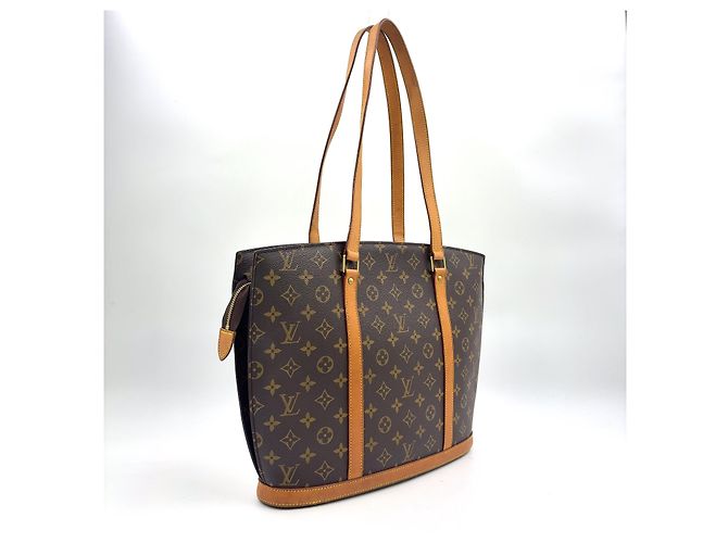 Borsa Tote Louis Vuitton Babylone Monogram Marrone - vista 2