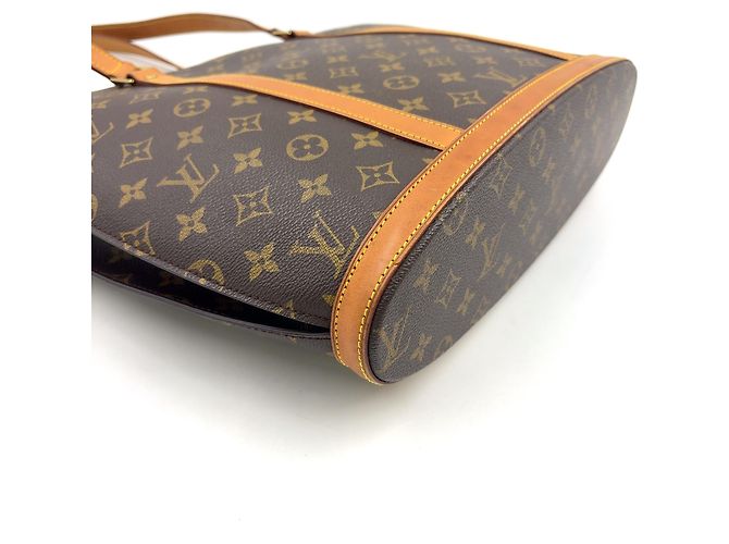 Borsa Tote Louis Vuitton Babylone Monogram Marrone - vista 6
