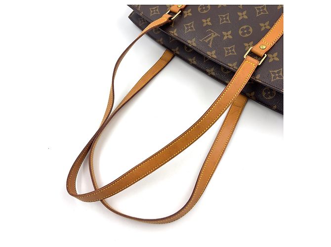 Borsa Tote Louis Vuitton Babylone Monogram Marrone - vista 8