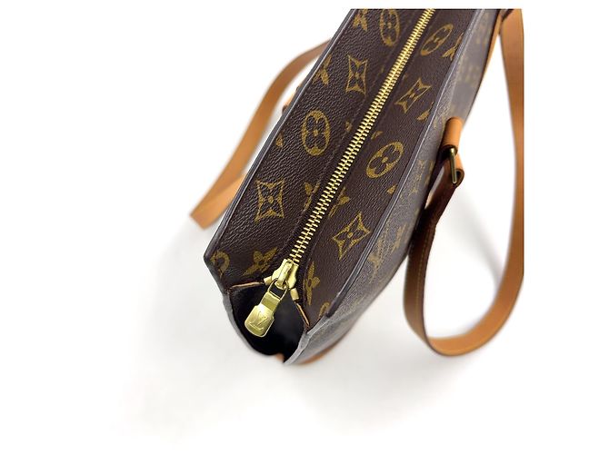 Borsa Tote Louis Vuitton Babylone Monogram Marrone - vista 9