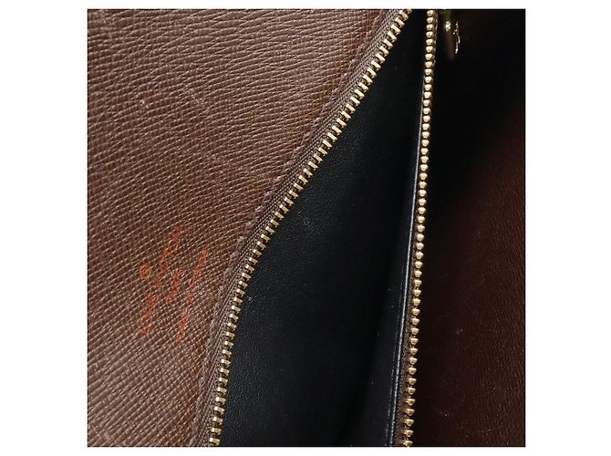 Borsa Louis Vuitton Damier Monceau Marrone - vista 8