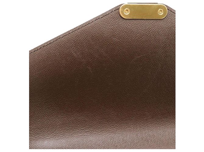 Borsa Louis Vuitton Damier Monceau Marrone - vista 9