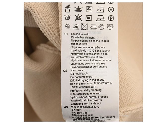 Vestido mini de punto con botones Sandro en viscosa beige - vista 8