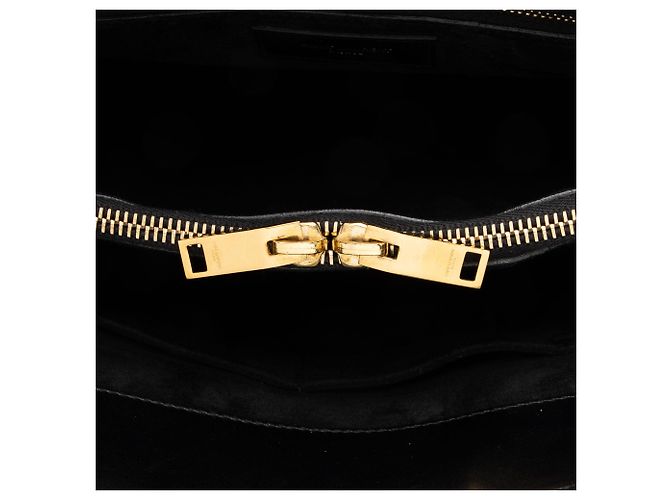 Saint Laurent Sac De Jour Small aus Kalbsleder Schwarz - Ansicht 10