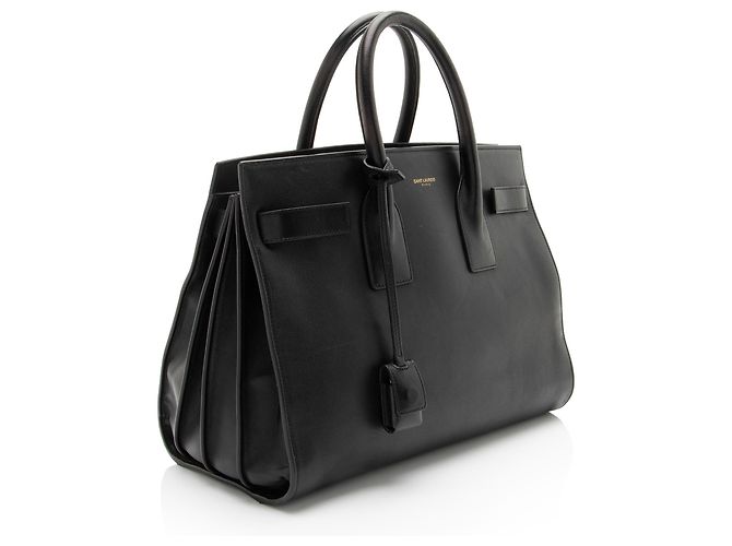 Saint Laurent Sac De Jour Small aus Kalbsleder Schwarz - Ansicht 2