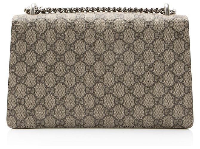 Borsa a tracolla Gucci GG Supreme Dionysus Medium Marrone Beige - vista 3