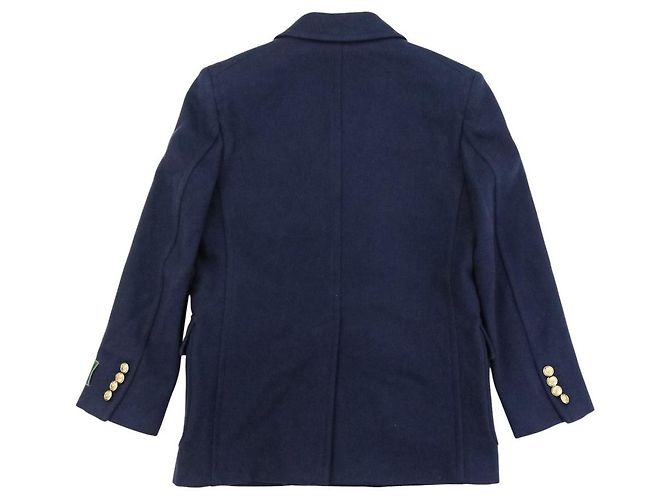 Abrigo de lana Gucci Azul Azul marino - vista 2