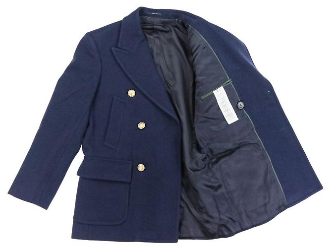 Abrigo de lana Gucci Azul Azul marino - vista 3