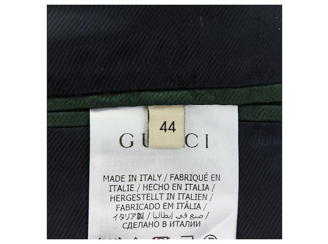 Abrigo de lana Gucci Azul Azul marino - vista 7